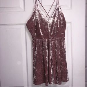 New F21 Velvet Romper (Never Worn, Tags Still On!)